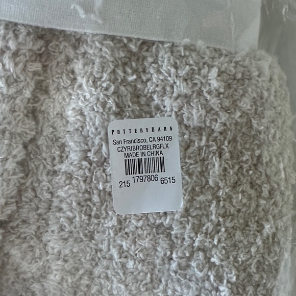 Cozy Ribbed Robe - Cream - Picture 3 of 4